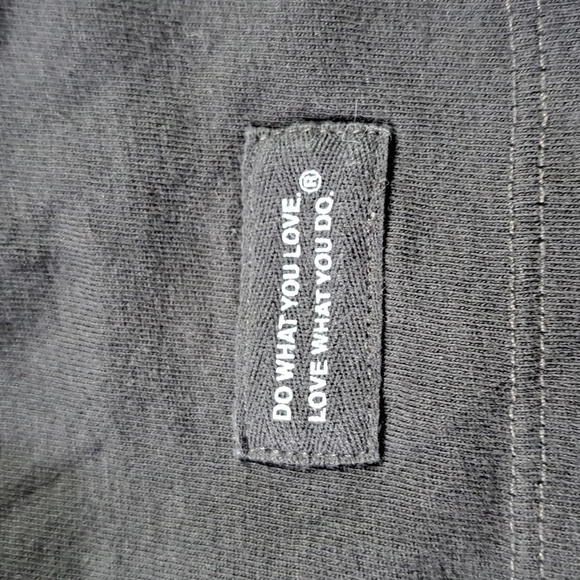 Life Is Good Knotty by Nature Knitting Dark Grey Graphic V-Neck Tee VG XXL - Picture 5 of 9